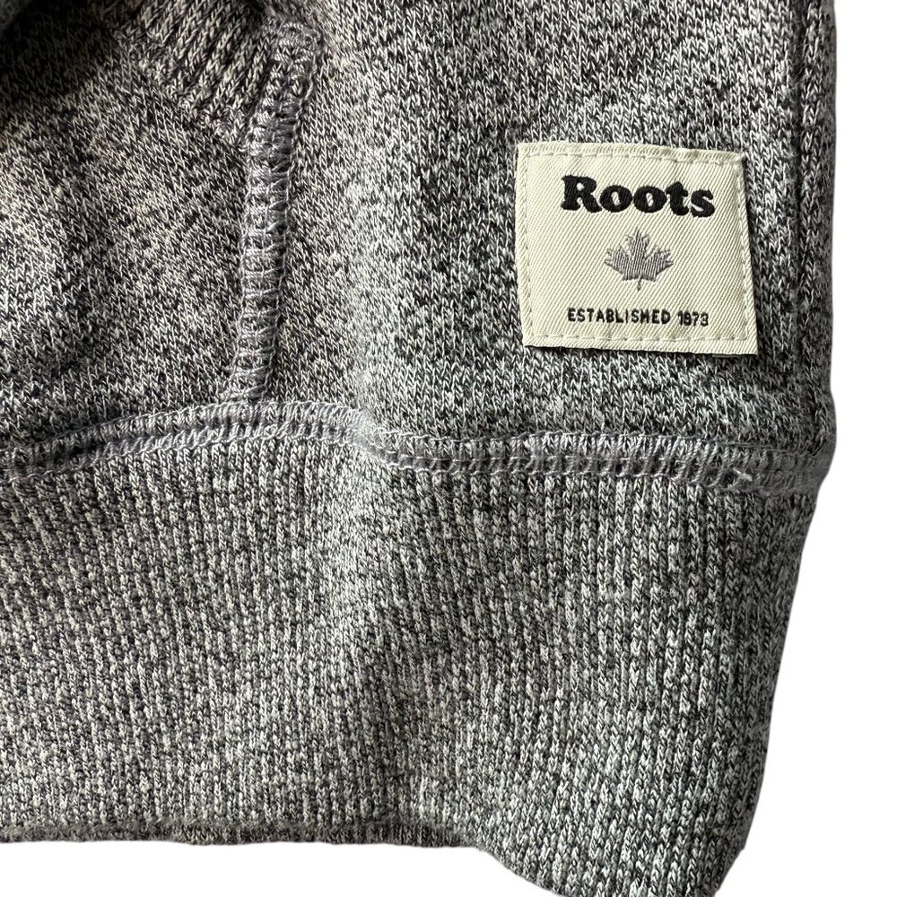 NEW ROOTS Whistler Kanga Hoody Hooded Pullover Sweatshirt Heathered Gray Small - Picture 5 of 10